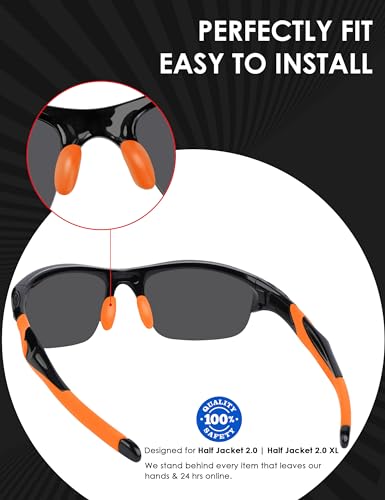 Image of BLAZERBUCK Replacement Sock Kits Earsocks & Nosepieces for Oakley Half Jacket 2.0 XL Sunglass