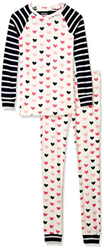 Image of Hatley Girls' Organic Cotton Long Sleeve Printed Pajama Sets