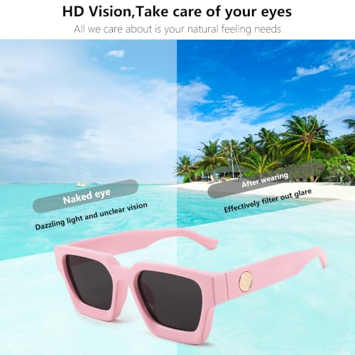 Image of FEISEDY Vintage Small Sunglasses Oval Slender Metal Frame Candy Colors B2277