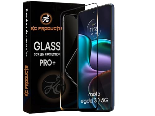 Image of Tempered Glass Screen Protector Compatible For MOTO EDGE 30 with Easy Self Installation Kit