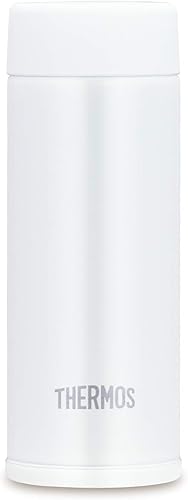 Miniatura 2 de Thermos - Botella de agua con aislamiento al vacío, taza de bolsillo con aislamiento al vacío, 4.2 fl oz (4.1 fl oz), blanco JOJ-120 WH (modelo de