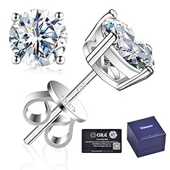 Moissanite-2Ct(1ct*2) White Gold