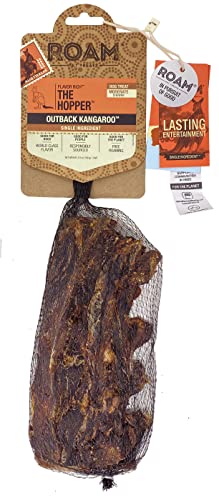 ROAM Pet Treats The Hopper â€“ Outback Kangaroo Dog Bone, Single Ingredient, All Natural, Grain-Free, & Gluten-Free