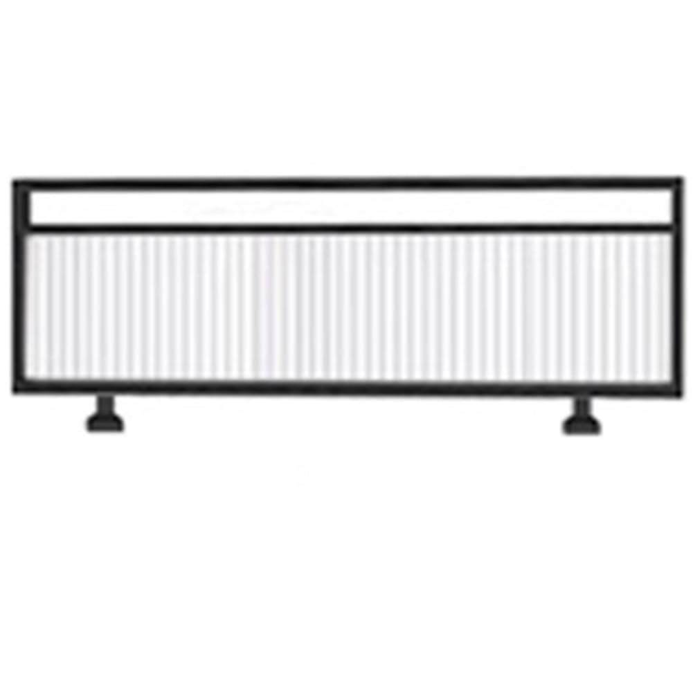 ZBBDFAZD Iron Divider Partition Screen for Dining Areas Office Restaurant & Hotel - Low Half Wall Countertop Privacy Panels with Bracket 30x50cm/11.81"