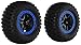 Traxxas 5885A KM2 Tires on Split-Spoke Black Wheels, Slash Front, 2-Piece