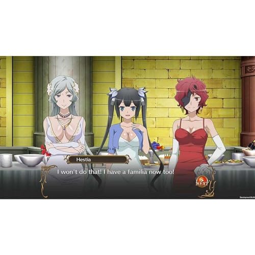 Is it wrong to try to pick up girls in a dungeon ? Infinite Combate PS4