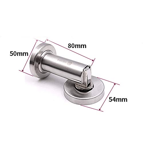 Tope de puerta de succión de pared conveniente y práctico de acero inoxidable 7