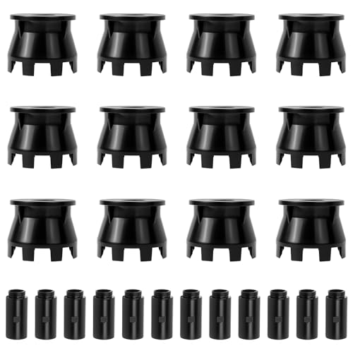 1.5 Pop-Up Sprinkler Riser Extension - 12 Pcs Stackable Irrigation Adapter Enhanced Sprinkler Riser Height & Precision for Pop-Up Sprinkler Alignment - Lawn Sprinkler Riser Extension Component