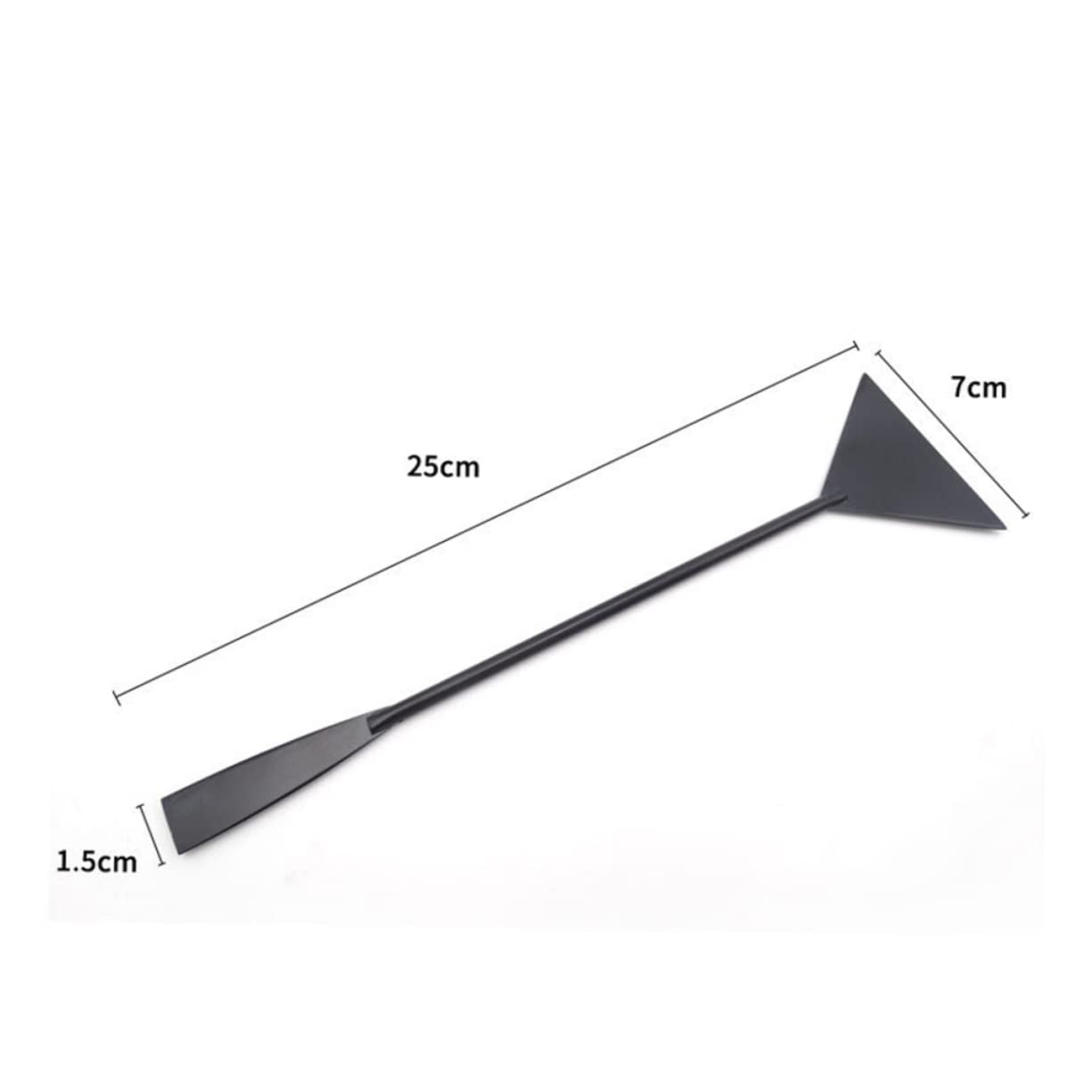 Toddmomy Easy Operation Aquarium Plant Shovel Stainless Steel Flat Sand Scoop 25cm for Freshwater Saltwater Tanks