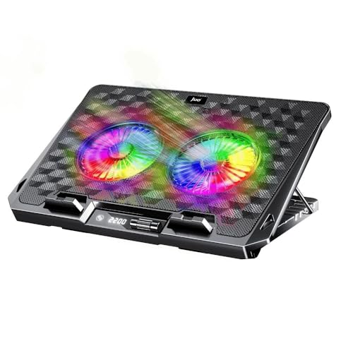 Odin RGB Işıklı Gaming Laptop Soğutucu Stand, 2200RPM, Çift Fan, LED Display