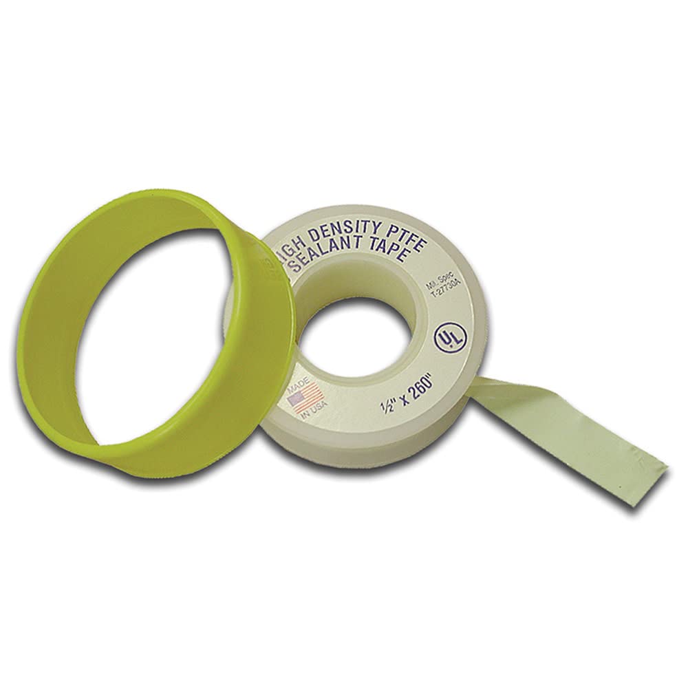 Jones Stephens T19222 1/2 X 260 Yell Teflon Tape - Amarillo
