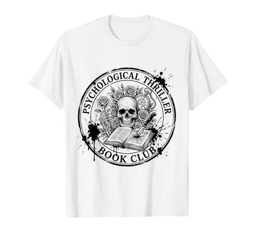 Funny Psychological Thriller Book Club Mystery Reader Brain T-Shirt