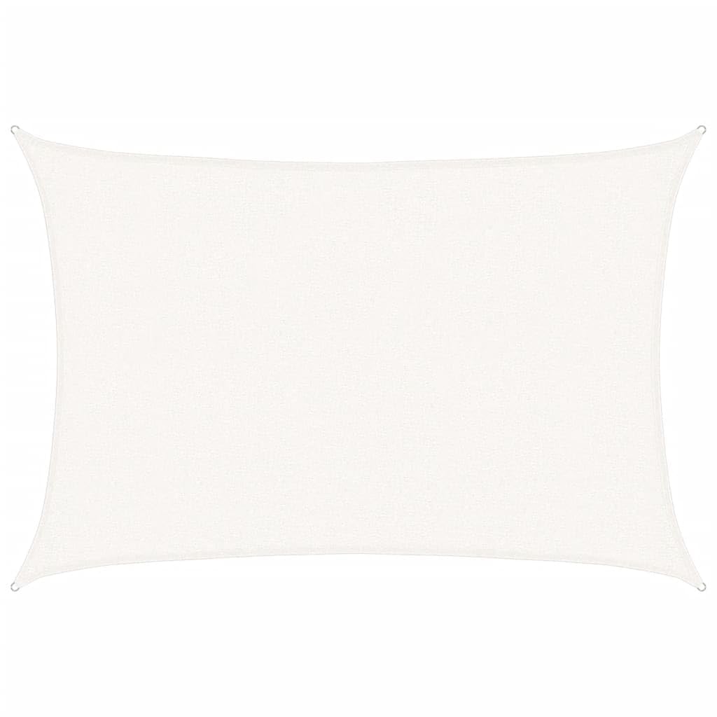 Vidaxl Sunshade Sail 160 G/M² White 2.5X3.5 M Hdpe Outdoor Garden Sunscreen