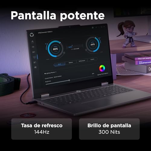 Miniatura 11 de Lenovo Loq Essential Gen 11 - Ordenador Portátil Gaming Ia 15.6 Fhd Intel Core I5-13450hx, Nvidia Geforce Rtx 5050, 16gb Ram, 1tb Ssd, 144 Hz, Wi-Fi 6, Sin Sistema Operativo Qwerty Español - Gris