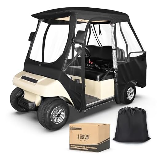 4-Sided Clear Window Golf Cart Enclosure