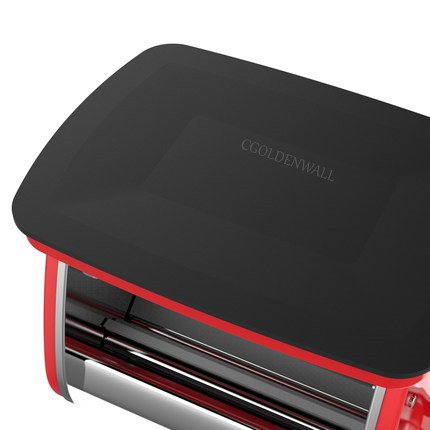 CGOLDENWALL Máquina manual de fideos para el hogar Máquina de prensado de masa de acero inoxidable Wonton Maker (3 hojas)