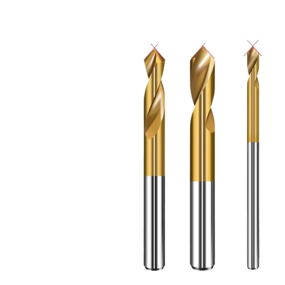 Set di punte da trapano M35 HSS contenenti cobalto, 120, 60, 90 gradi, punta da trapano centrale 2.0-20 for lavorazione al tornio di acciaio inossidabile(60 Degrees,16.0x115)