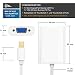 CSL - Full HD Mini DisplayPort auf VGA Adapter mit Audioübertragung - 3,5mm Stereo Klinkenbuchse + microUSB-Buchse – kompatibel mit MacBook/Pro/Air/iMac/Mini - Monitor Beamer - Weiß