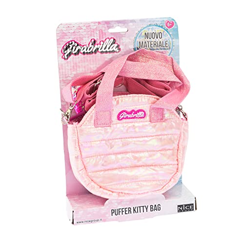 Sac rose puffer Girabrilla idéal pour les sorties d'école et les loisirs
