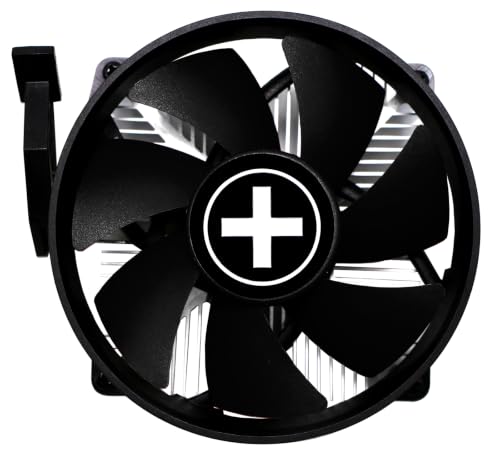 Xilence A250PWM.B Refroidisseur CPU AMD, AM5/AM4, 89W TDP, Top Blow, ventilateur PWM 92 mm silencieux, montage facile, système Easy Clip, idéal pour un refroidissement modéré en PC bureautique/gaming