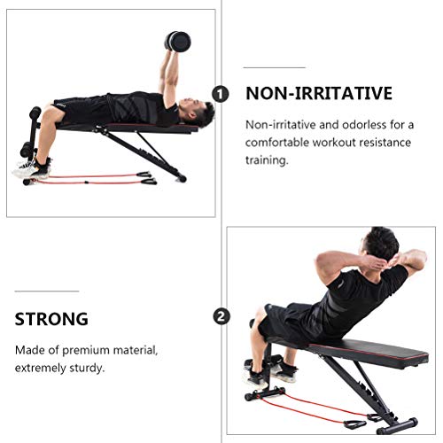 ABOOFAN 1Pc Fitness Tool Home Sit Up Abdominal Bench Fitness Board Equipment (Preto)