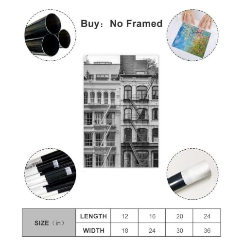Toile Fire Escape pour sublimer un mur blanc de salon - 2