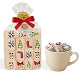 30 Count Christmas Marshmallow Gift Pack, Soft & Fluffy Vanilla Marshmallows, Festive Holiday Treats, Cute Snowman Packaging, Perfect for Gifting, Hot Chocolate, & Stocking Stuffers, 4.5 OZ 30 count