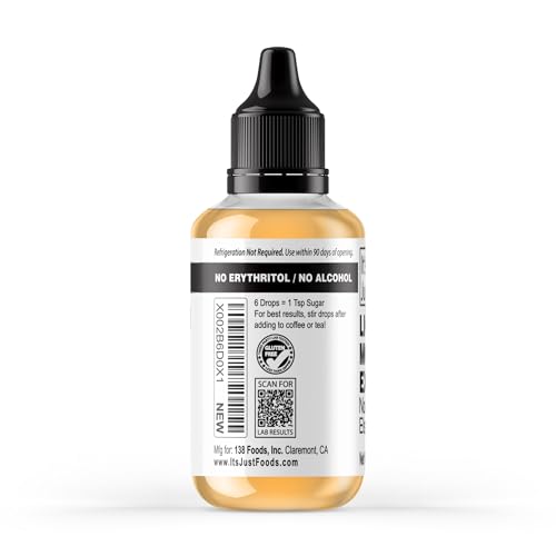 Image of It's Just! Liquid Monk Fruit Extract - No Erythritol, Non-GMO, No Fillers, Keto - 1.5 fl oz