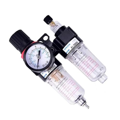 Filtro de aire y separador de agua y aceite AFC2000 G1/4 con conectores de 6mm 4