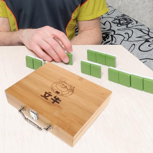 Caja de madera con bisagras y cierre 9" x 7" miniatura 5