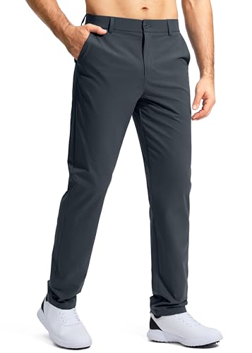 Pudolla Men's Golf Pants Iron Grey