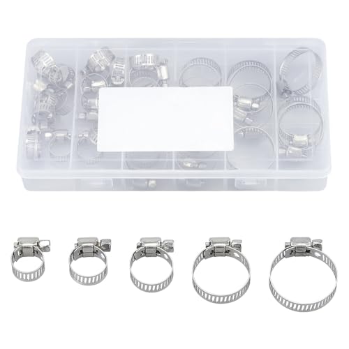 Lantoo �z�[�X�o���h 5��� 40�Z�b�g 304�X�e�����X�� �z�[�X�N���b�v �����\ ���͌Œ� �z�[�X�~�� �����o���h ���[�P�[�X�t��