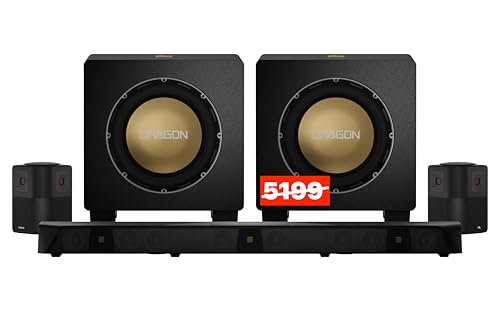 Nakamichi Dragon 11.2.6 Ch Surround System w Dolby Atmos/DTS:X Pro (Pro Cinema Engine), HiFi AMTs, Dual Reference 12