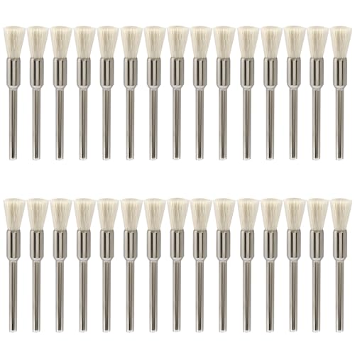 Pinceaux de nettoyage en laine pour restaurer vos bijoux