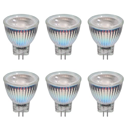Edearkar Mr11 Led Bulbs (6 Pack) 3W 12V Gu4 Base 3000K Warm White Mr11 Gu4 Led Bulbs 50W Halogen Replacement Recessed Spotlight Track Light Landscape Light #TOP10