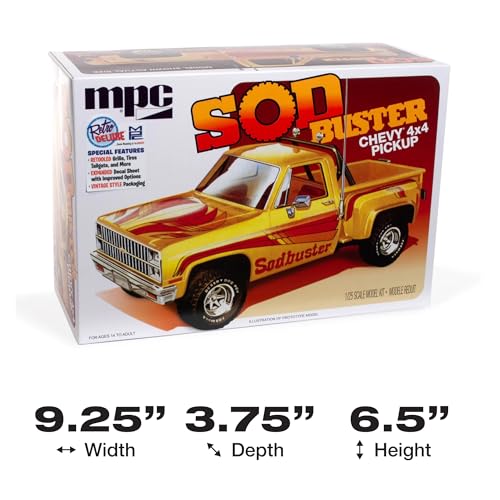 Modelo a escala MPC Chevy Stepside Pickup 1:25 miniatura 5