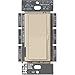 Lutron DVSCELV-300P-ST Diva 300-watt Single Pole Electronic Low-Voltage Dimmer, Stone