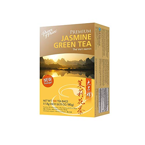 Prince of Peace Premium Jasmine Green Tea, 100 Tea Bags – Premium Green Tea Bags – Prince of Peace – 100 Pack of Tea Bags – Jasmine Tea – Premium Tea – Jasmine Green Tea