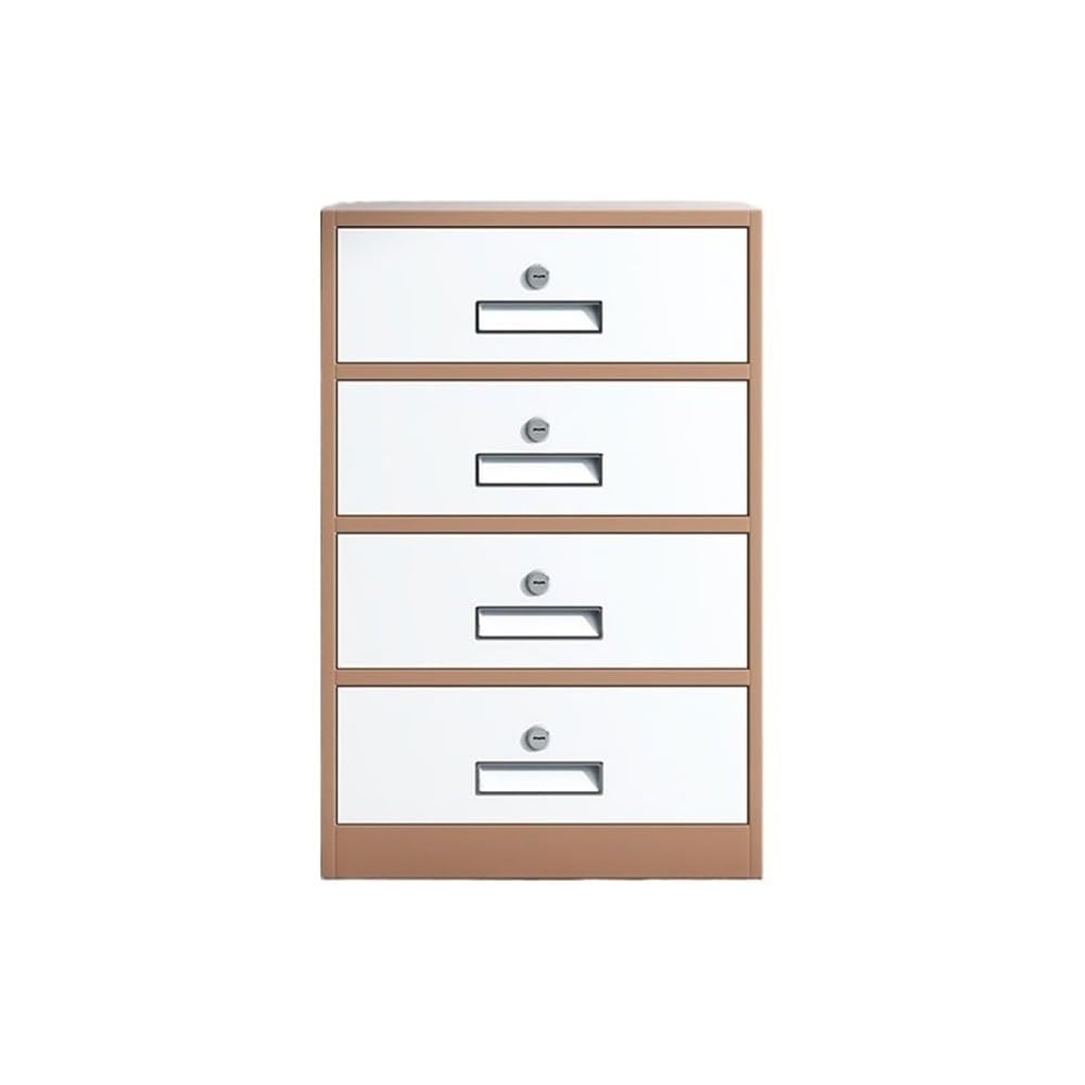 Aioneer Bruin File Cabinet Thickened Steel Plate File Cabinet Multifunctional 4 Drawer Cabinet Office Data File Storage Cabinet,65Cm Filing Cabinet