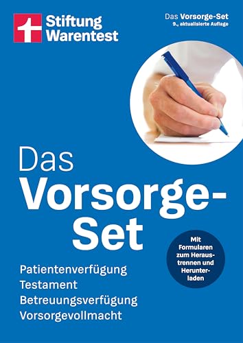 Das Vorsorge-Set 2026 für den Ernstfall: Patientenverfügung, Testament, Betreuungsverfügung...