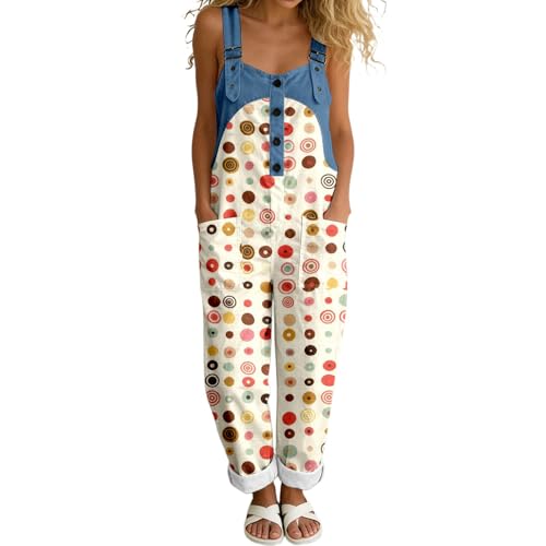 Mono elegante de pierna ancha floral para mujer en verano casual