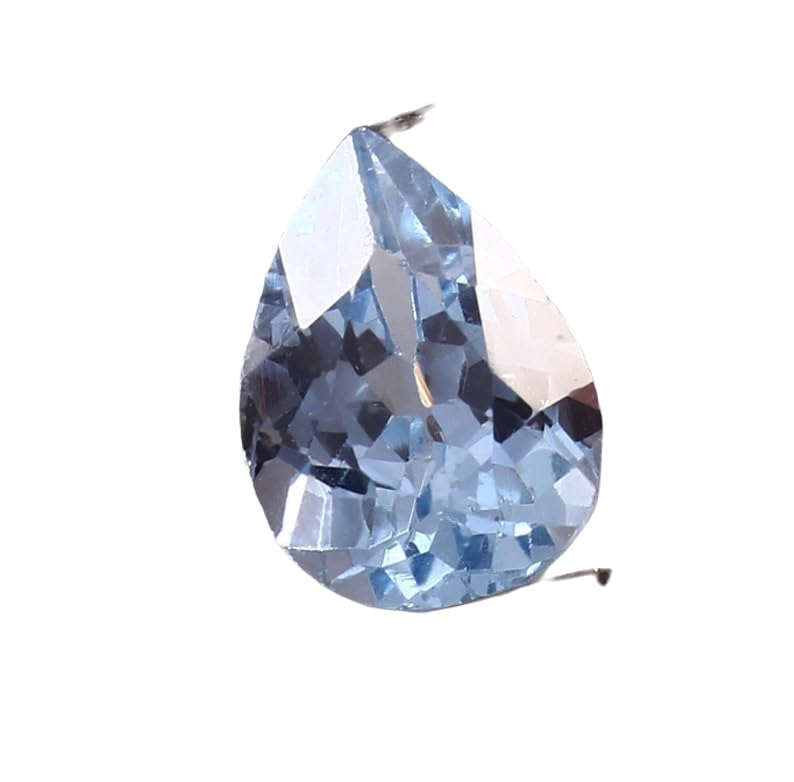 Aigue-marine du Brésil poire 12x9mm pour bague personnalisée et atelier DIY