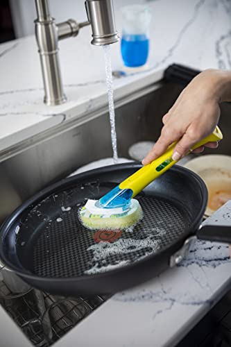 Image of Colors May Vary | Soap Dispensing Dish Brushes, Texture Changing Washing Up Sponges With Liquid Dispenser