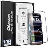 【AR反射防止・新型ガイド枠】OAproda iPhone 17 Pro 用 ガラスフィルム 反射防止 超簡単貼り付け ARコート 反射と映り込みを抑え 目に優しい 多重強化ガラス 耐衝撃 9H越え 自動除塵 全面保護 黒縁 受話口防塵 いPhone17pro 保護フィルム 浮き・気泡なし 指紋防止 サラサラ仕上げ 滑りやすい