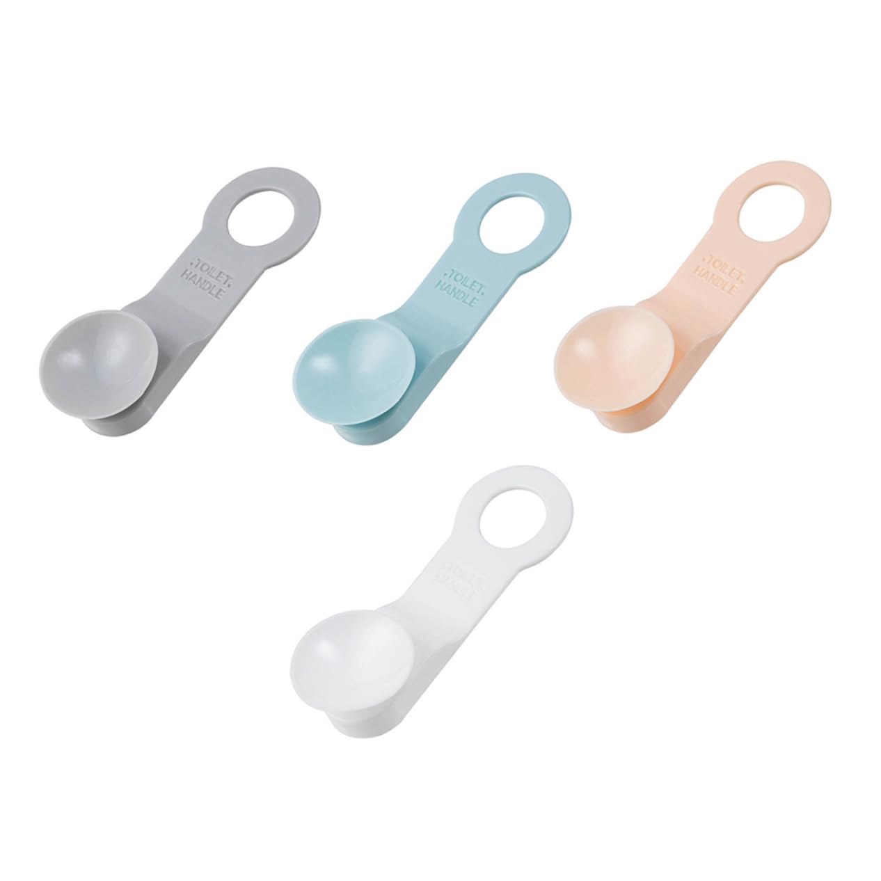 4pcs Toilet Lid Lifter No Touch Toilet Handle Toilet Clip Toilet Seat Cover Lifter Furniture Lifter Portable Commode Kitchen Cabinet Door Handles Anti-dirt Lifter Closestool Handle