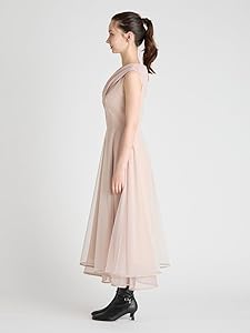 Amazon.co.jp: カシュクールチュールドレス CWFO254302PBEG38
