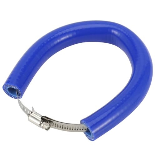 52 cm/20,47" Protector Tubo Escape Moto,Universal Azul