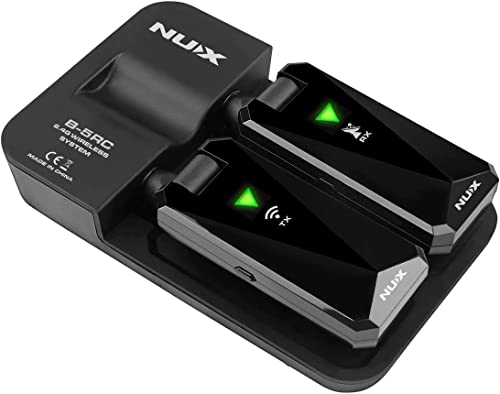 Sistema Inalámbrico para Guitarra NUX B-5RC de 2,4 GHz: Transmisor y Receptor con Emparejamiento Automático, Función Silencio, Estuche de Carga, Cable, Pulimento y Kit de Herramientas miniatura 4