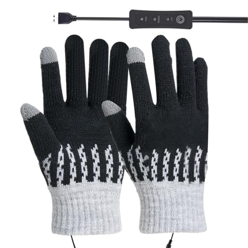 Electric Gloves, Hand Warmers Gloves, Adjustable Cold Weather Gloves, Heated Snowboard Gloves, Removable Heated Gloves, Recharge