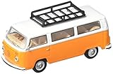 Greenlight 1:64 Club V-Dub 1974 Volkswagen Type 2 Bus with Roof Rack (Two-Tone) Diecast Vehicle